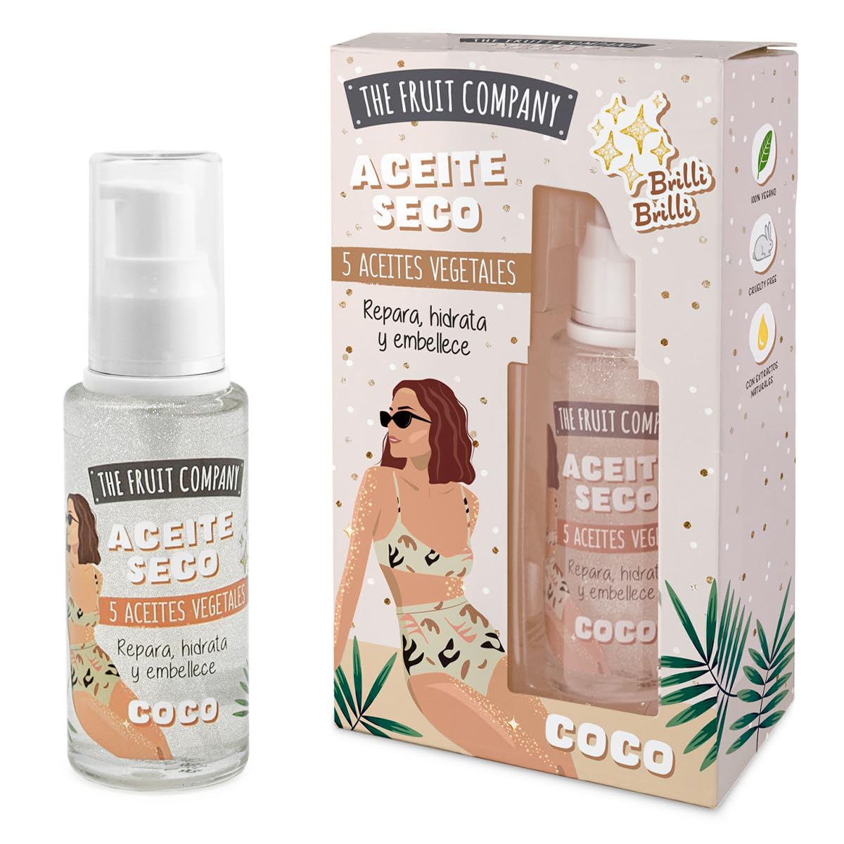 ✨ Body Glitter Dry Oil – 40ML 💖