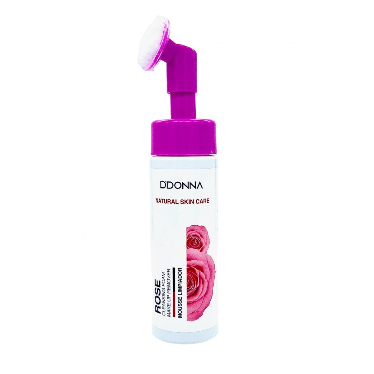 🌸 Schiuma Detergente alla Rosa Canina con Spazzola Massaggiante 🌸