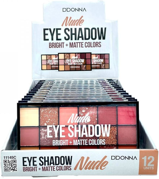 🌟 NUDE EYESHADOW PALETTE – Eleganza naturale, bellezza senza tempo 🌟