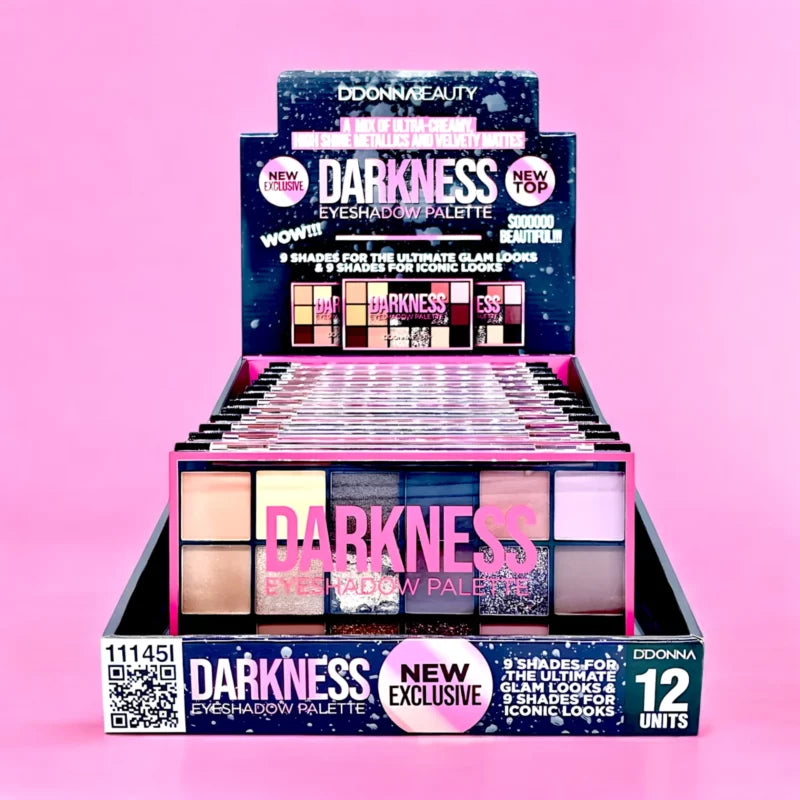 🌑 DARKNESS EYESHADOW PALETTE – Intensi giochi di luce e ombra 🌑