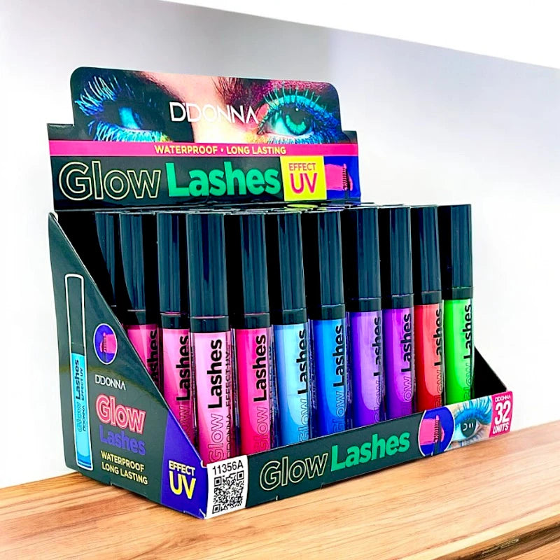 ✨ GLOW LASHES – Mascara Fosforescente ✨